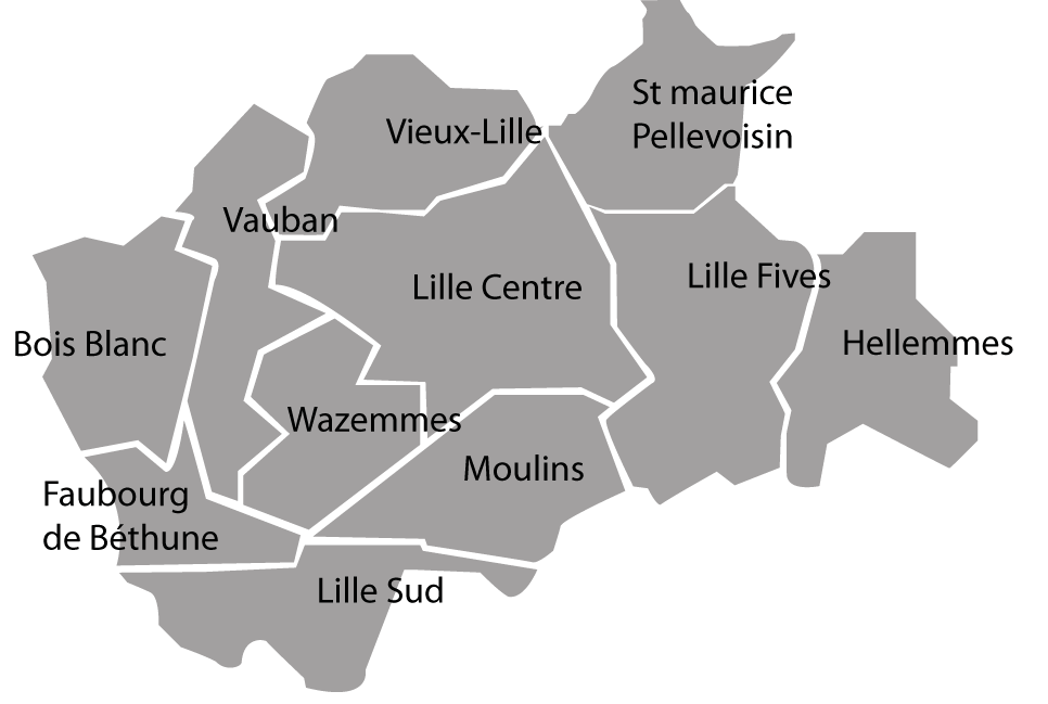 carte quartier lille